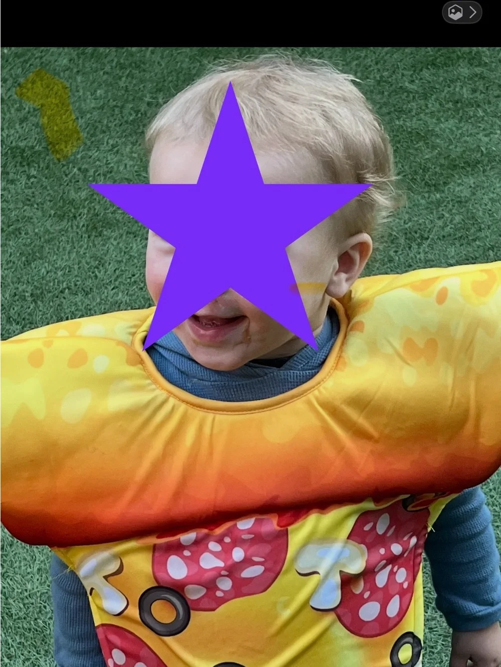Toddler pizza slice costume/ ninja turtles